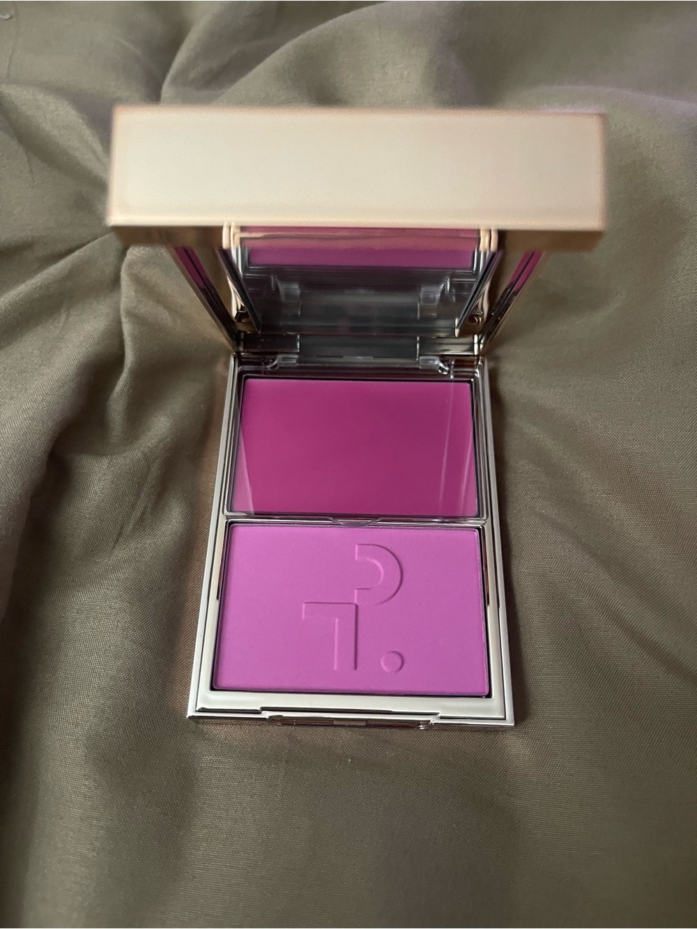 Patrick Ta Dual Pink Cream-to-Powder Blush Compact